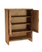 Sandy dressoir met 2 deuren en 1 nis in gerecycled grenenhout - 100x45x130 cm