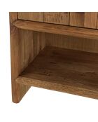 Sandy dressoir met 2 deuren en 1 nis in gerecycled grenenhout - 100x45x130 cm