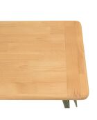 Set 1 Bar+2 Hocker aus Kiefernholz und grünem Metall - 153 x 50 x 103,5 cm