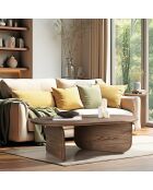 Bio-Couchtisch aus Mindi-Holz 140cm - 140x81x45 cm