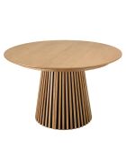 Tavolo da pranzo rotondo in rovere naturale - 120x120x75 cm