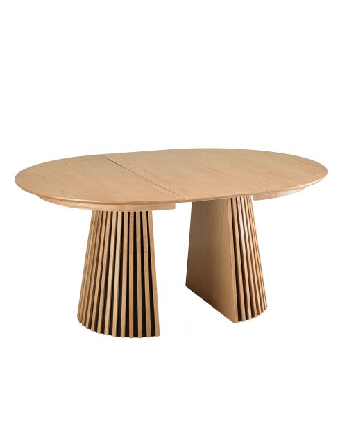 Tavolo da pranzo rotondo in rovere naturale - 120x120x75 cm