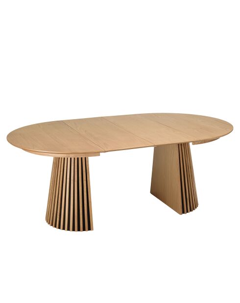 Tavolo da pranzo rotondo in rovere naturale - 120x120x75 cm