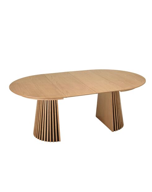 Tavolo da pranzo rotondo in rovere naturale - 120x120x75 cm