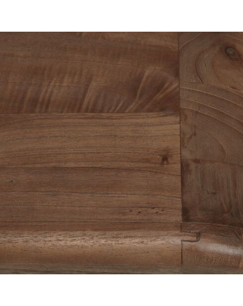 Strakke salontafel in mindi hout - 140x80x 40,5cm