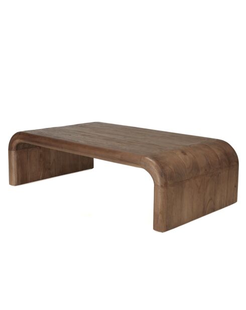 Strakke salontafel in mindi hout - 140x80x 40,5cm
