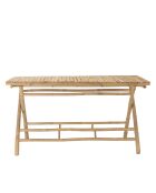 Zusammenklappbarer Esstisch aus Bambus - 140x70x74 cm