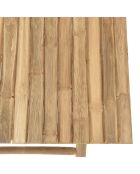 Zusammenklappbarer Esstisch aus Bambus - 140x70x74 cm