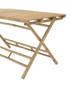 Zusammenklappbarer Esstisch aus Bambus - 140x70x74 cm