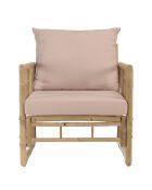 Ensemble n°3: Canapé 2 places + 2 fauteuils + 1 table basse - 151x87x95 cm