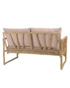 Ensemble n°3: Canapé 2 places + 2 fauteuils + 1 table basse - 151x87x95 cm