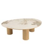 Table basse plateau céramique - 110x80x35.5 cm