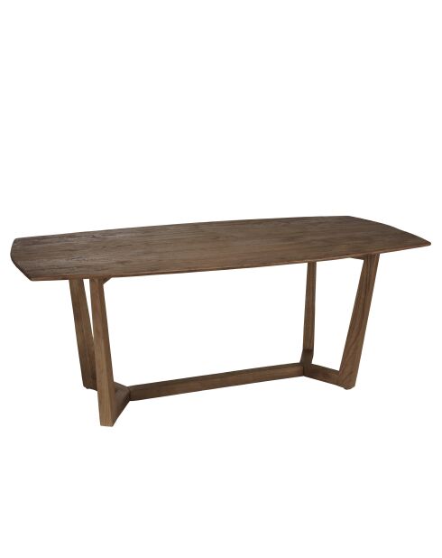Tavolo da pranzo rettangolare mindi in legno - 200x100x78 cm
