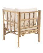 Set 2:6-Sitzer-Sofa+1 Couchtisch aus Bambus — 165x70x85 cm