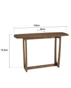 Mindi houten console - 120x40x 78,5 cm