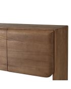 Aparador con 4 puertas en madera mindi - 200x48x80 cm