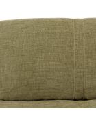 Ausziehbarer 2-Sitzer-Sessel aus grünem Stoff - 130x82x58 cm