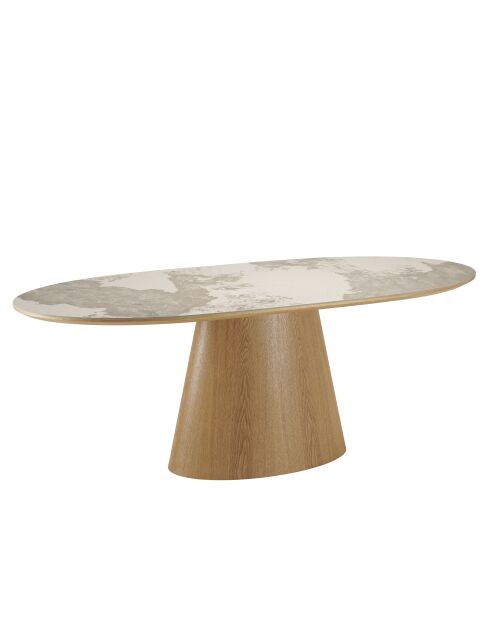 Tavolo da pranzo con piano in ceramica - 200x90x76,3 cm