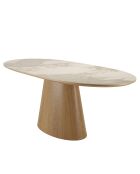 Tavolo da pranzo con piano in ceramica - 200x90x76,3 cm