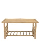 Tavolino rettangolare in bambù - 90x50x44 cm