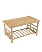 Tavolino rettangolare in bambù - 90x50x44 cm