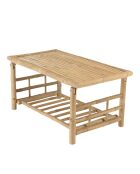 Tavolino rettangolare in bambù - 90x50x44 cm