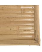 Tavolino rettangolare in bambù - 90x50x44 cm