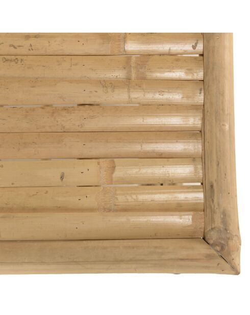 Tavolino rettangolare in bambù - 90x50x44 cm