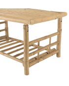 Tavolino rettangolare in bambù - 90x50x44 cm