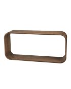 Abgerundete Designkonsole aus Mindi-Holz - 165 x 40,5 x 77 cm