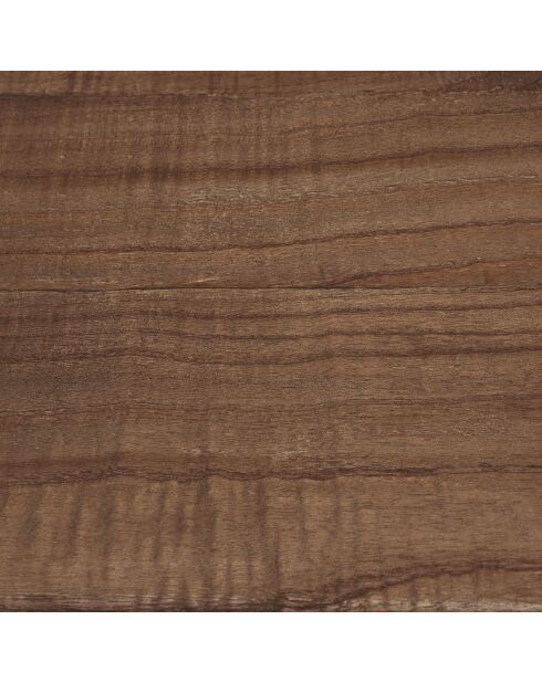 Abgerundete Designkonsole aus Mindi-Holz - 165 x 40,5 x 77 cm