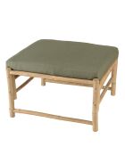 Set Nr. 1:3-Sitzer-Sofa+1 Hocker +1 Couchtisch aus Bambus — 180x75x90 cm