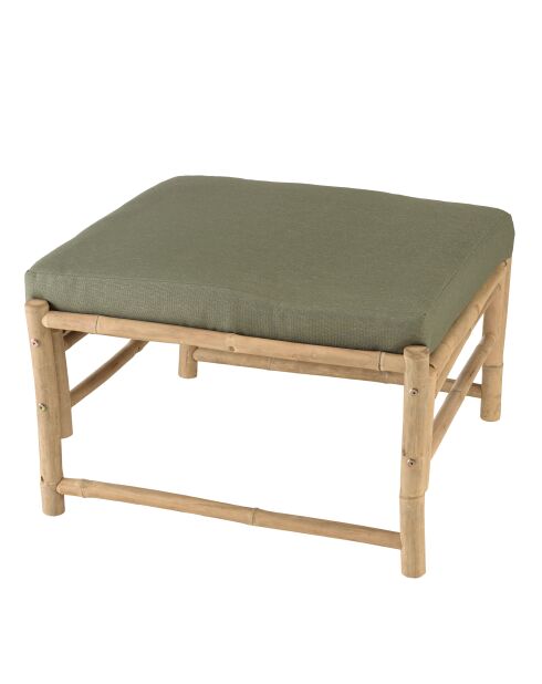 Set Nr. 1:3-Sitzer-Sofa+1 Hocker +1 Couchtisch aus Bambus — 180x75x90 cm