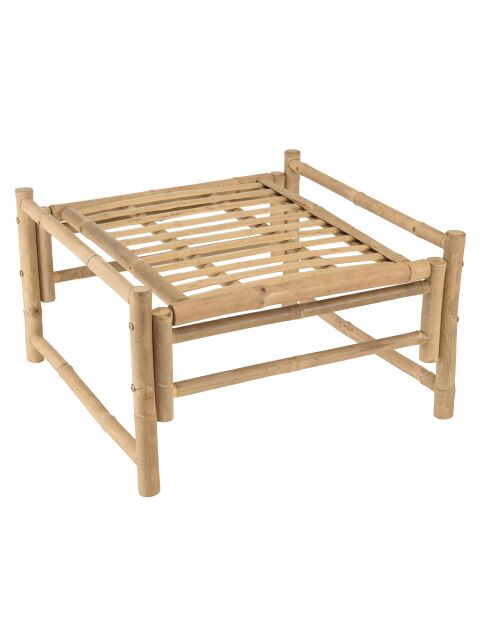 Set Nr. 1:3-Sitzer-Sofa+1 Hocker +1 Couchtisch aus Bambus — 180x75x90 cm