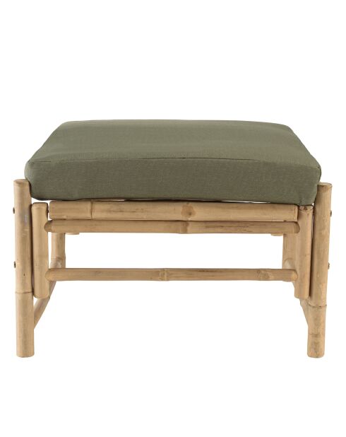 Set Nr. 1:3-Sitzer-Sofa+1 Hocker +1 Couchtisch aus Bambus — 180x75x90 cm