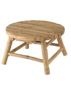 Set Nr. 1:3-Sitzer-Sofa+1 Hocker +1 Couchtisch aus Bambus — 180x75x90 cm