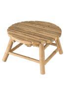 Set Nr. 1:3-Sitzer-Sofa+1 Hocker +1 Couchtisch aus Bambus — 180x75x90 cm