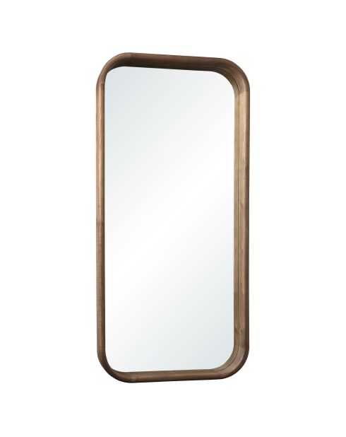 Espejo de madera Mindi, 156 x 11 x 74,5 cm