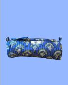 Funda de gasa de algodón azul Indore