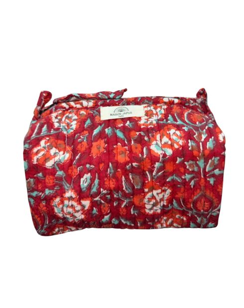 Funda acolchada Delhi S roja