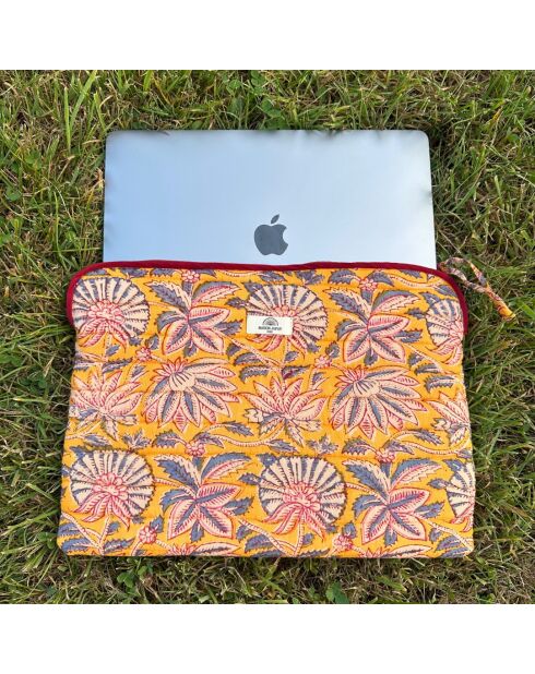 Tasca porta computer Mumbai 15/16 pollici gialla