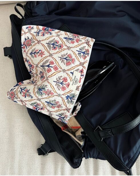 Pochette Bombay in voile di cotone rosa