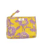 Pochette Bombay in voile di cotone giallo