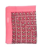 Paréo Pondichéry en coton rose