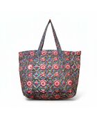 Kanpur-tas met gele plastic afwerking - 27×21×8 cm