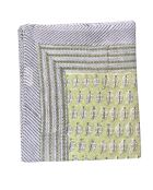 Pondicherry olivgrüner Baumwollsarong