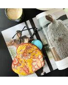 Gelbes Herzetui Mysore - 19×15 cm