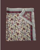 Pondichery-sarong in witte katoenen voile