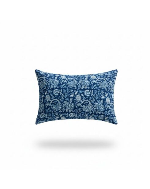 Funda de almohada de algodón azul Cochin - 50×70 cm