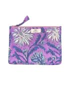 Pochette Bombay in voile di cotone viola